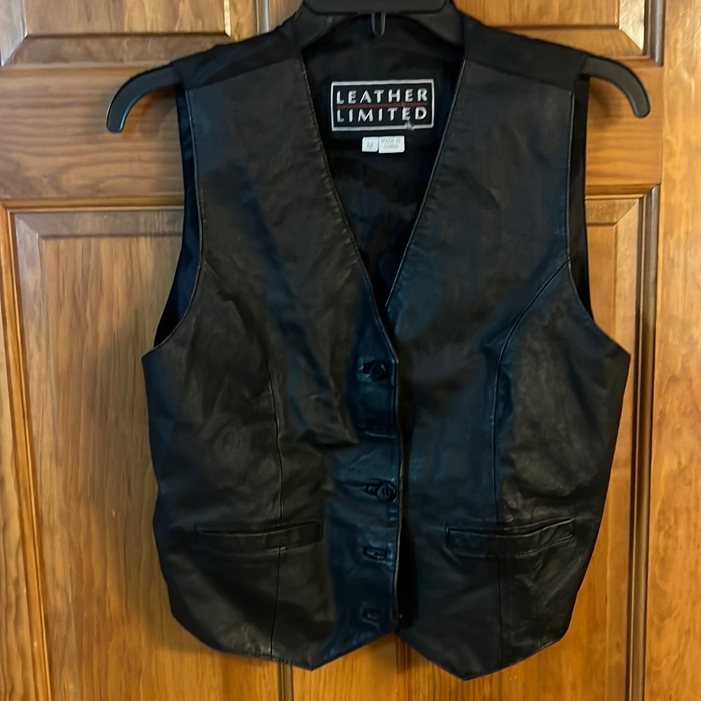 New Leather Limited Mens Leather Vest M Unique
